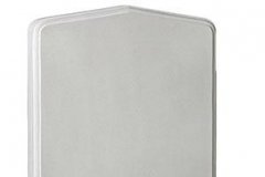 This headstone has a moulded profile around the edge - shown in grey sandstone.headstone 27" (h) x 21" (w) x 3" (d)Base 3" (h) x 24" (w) x 12" (d)Product code -  16121