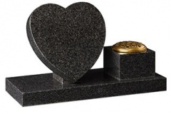 Heart tablet and vase design - shown in dark grey granite.

tablet 12" (h) x 12" (w) x 2" (d)

rest 7" (h) x 4" (w) x 3" (d)

vase 4" (h) x 6" (w) x 6" (d)

base 2" (h) x 23" (w) x 9" (d)

Product code -  16201
